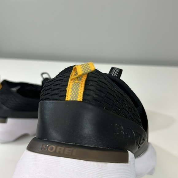 Sorel Kinetic Impact Sneakers Black Strap Mesh Slip On Fabric Shoes Size 9.5 - Picture 16 of 16